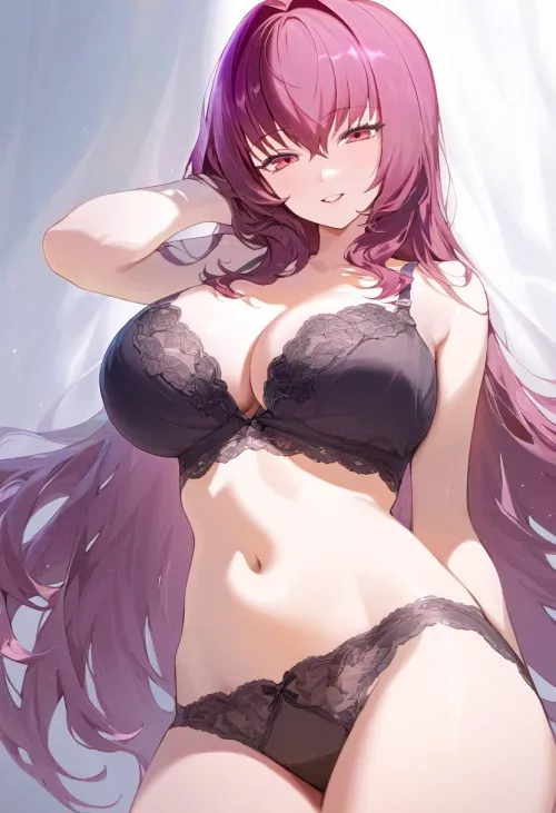 Scathach [Fate/GO] by CheetahSperm18