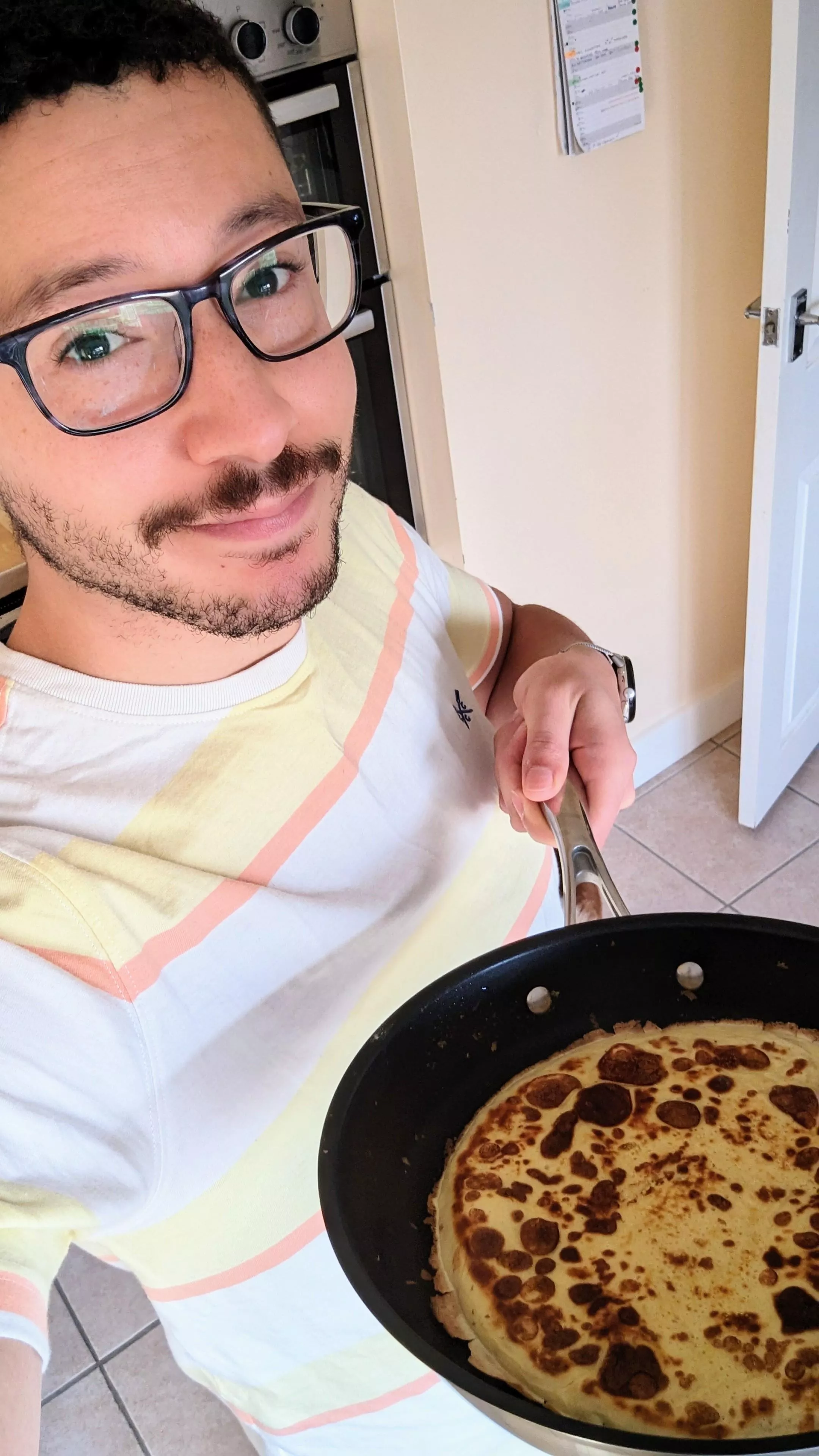 Spent my morning tossing 🥞 posted by isarobots