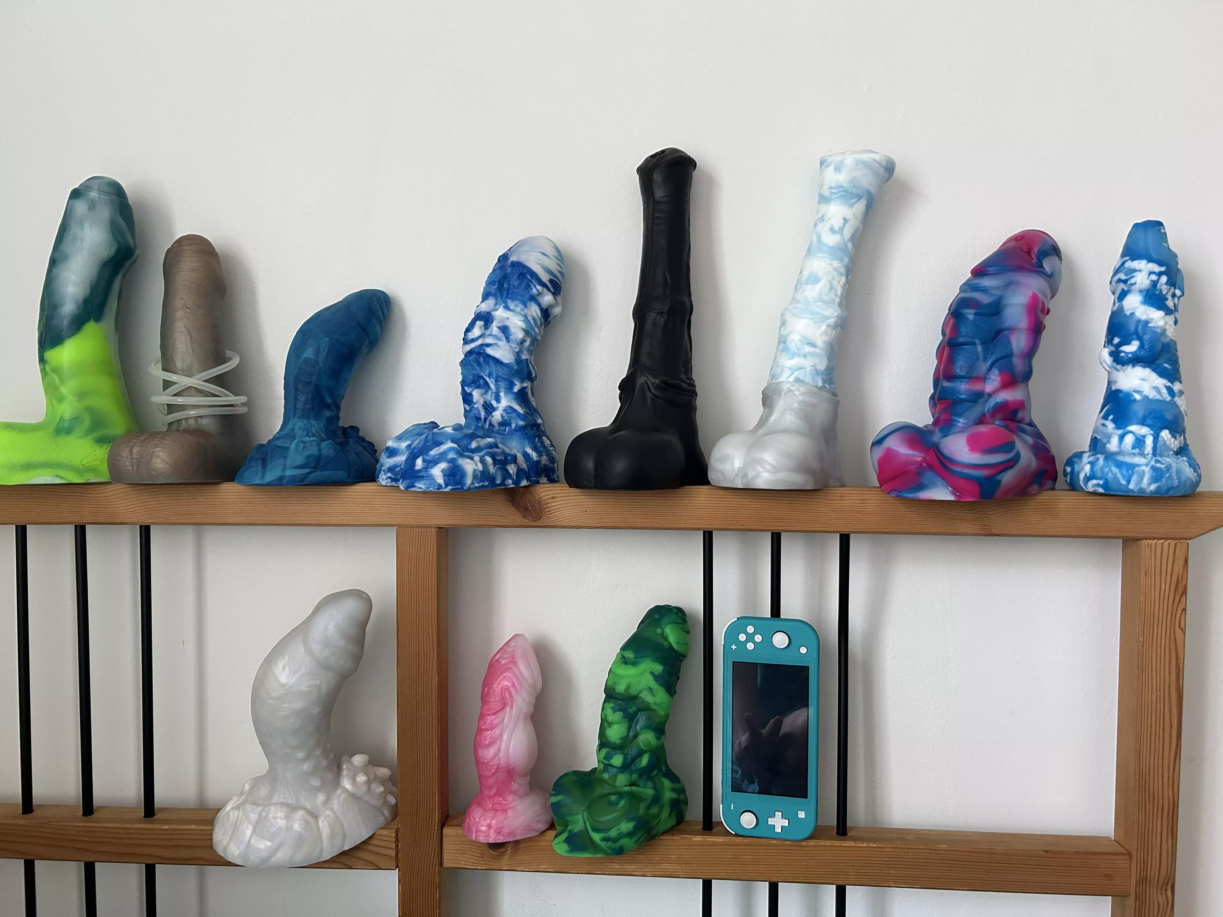 The part of my collection I have with me currently! All my largest models <3 posted by HoleStretchEnjoyer