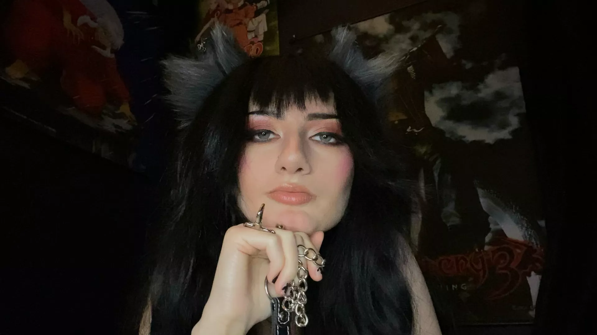 would you be a good collared bunny for this wolf? posted by fatalgraves