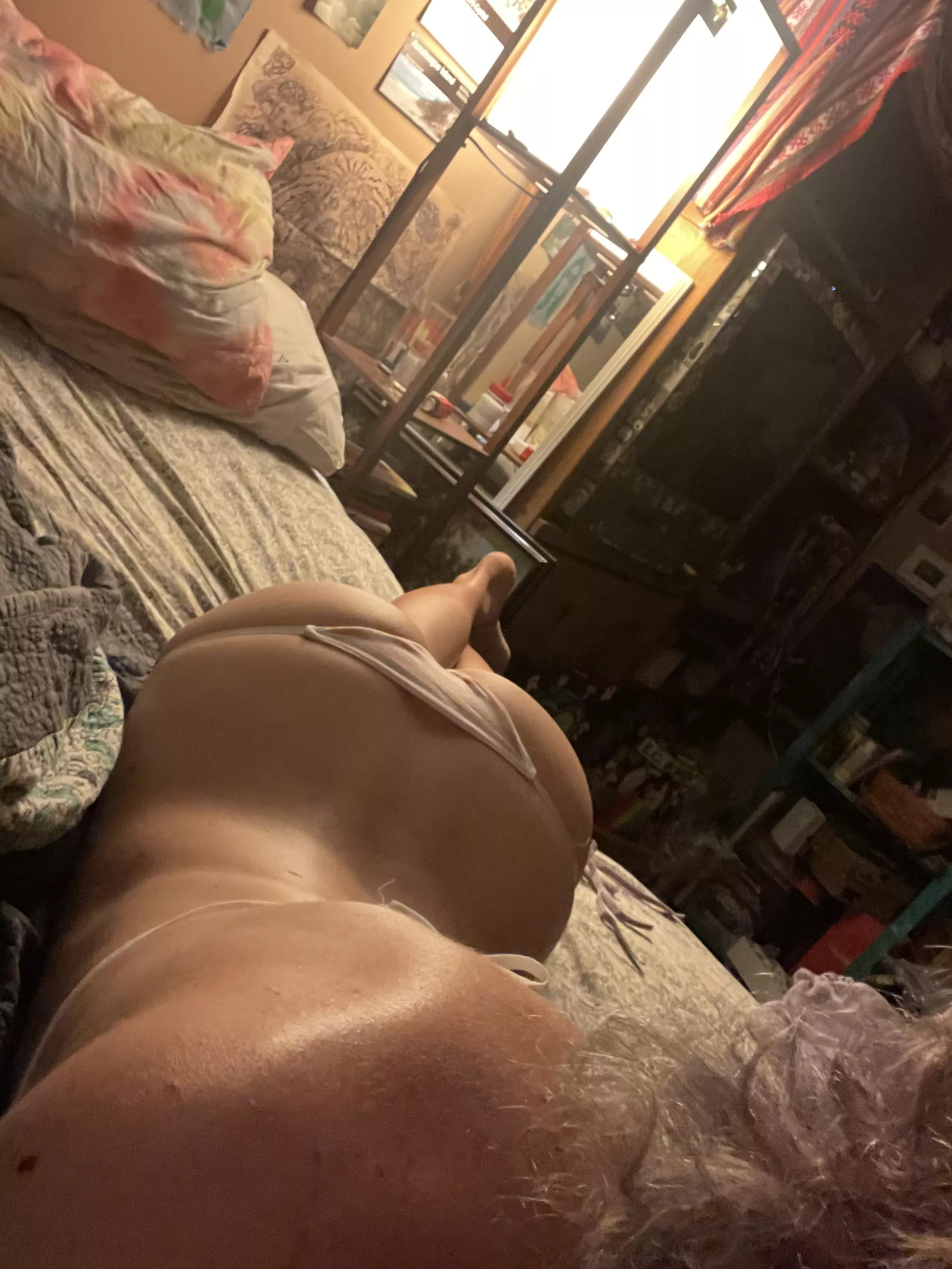 you walk into my room to me laying on the bed like this, what's ur next move? posted by RinkTwink