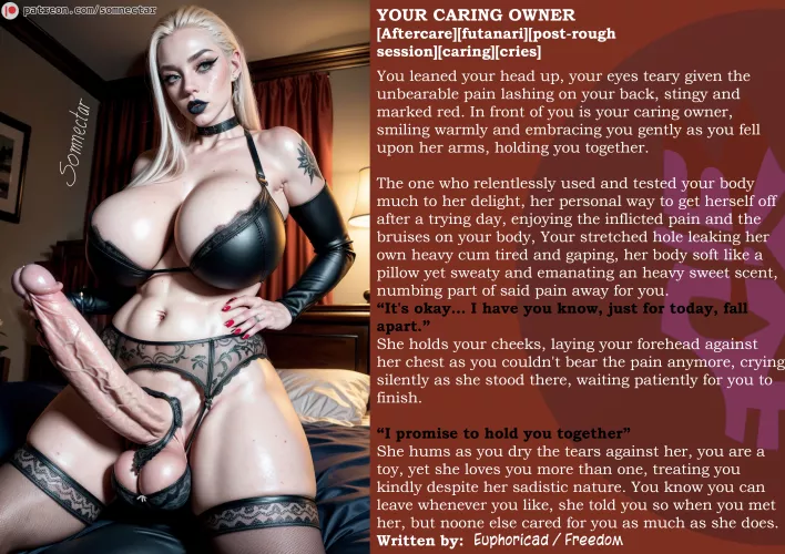 YOUR CARING OWNER [aftercare][futanari][caring][post-rough session][cries] by Euphoric-Ad-903