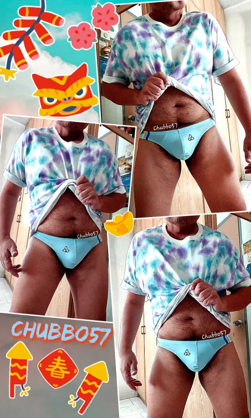 (48) So, the auspicious colours for my Zodiac in 2024 are blue, pink and purple. And so, I comply. Xin Nian Kuai Le! 🔵🟣🩷🩲🧧 by chubbo57