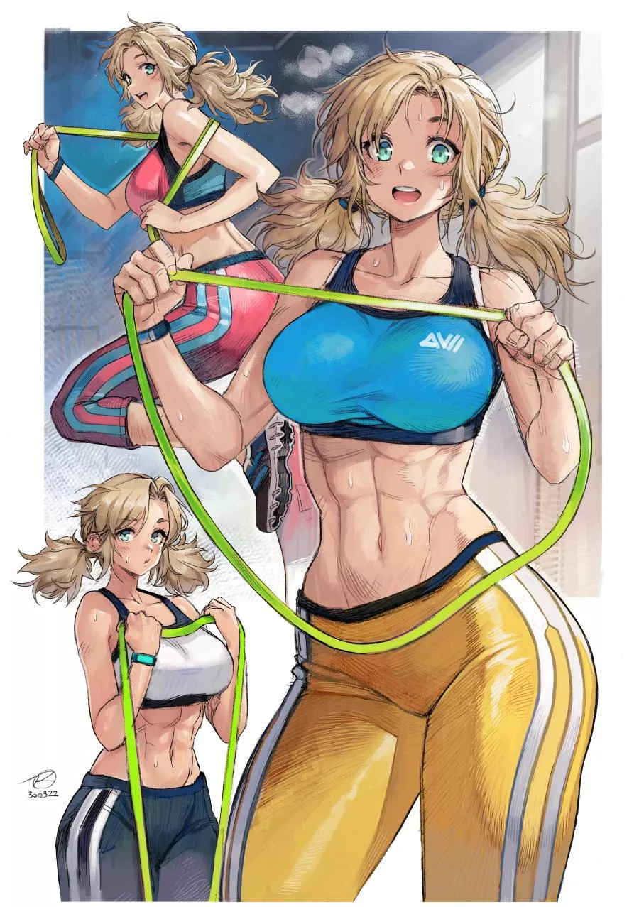 Ami's Workout (Roonsheen) [OC] posted by Throwawheylmao