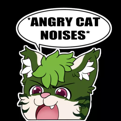 Angry cat (art by me) by ColdLines0114