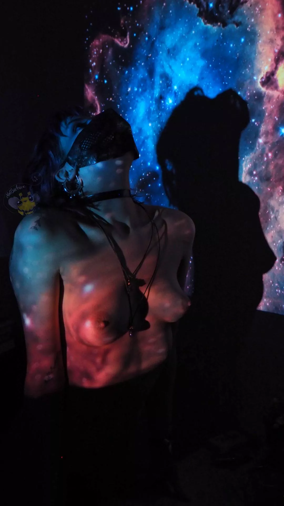 Been playing around with my projector to create some artsy nudes posted by MalBeehave