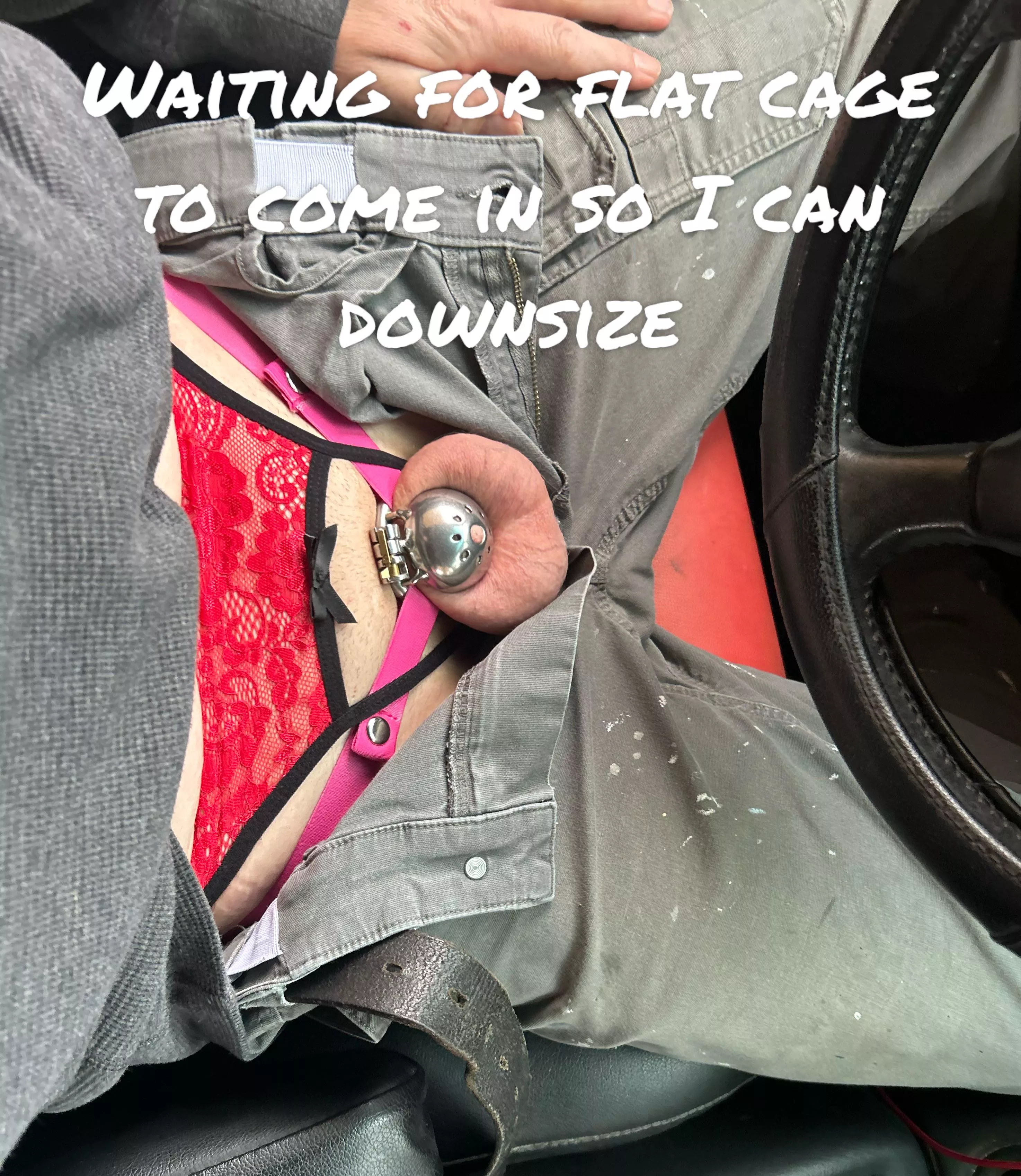 Cage inspection while at work posted by Hot-Space-1225