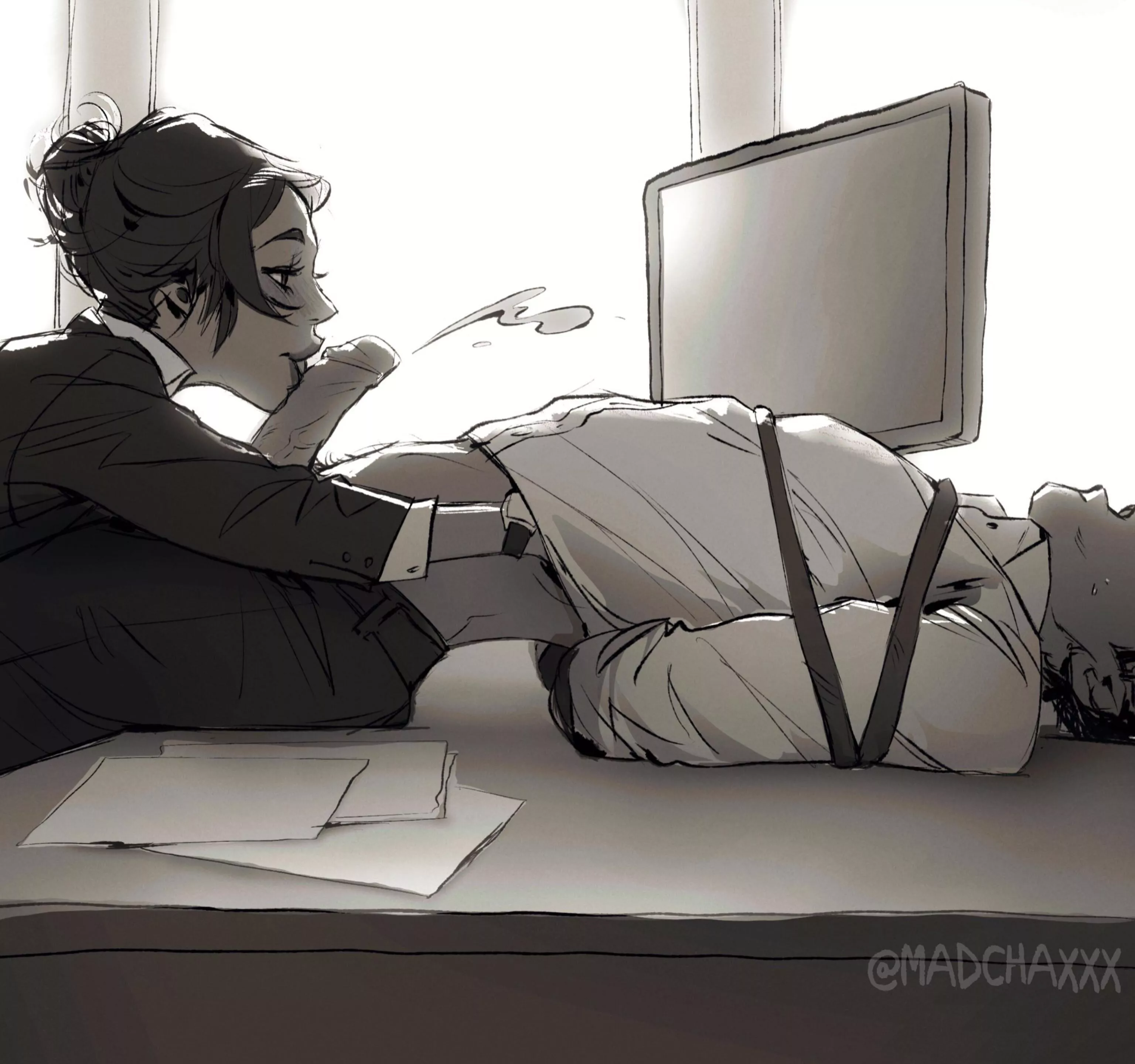 Dominated By Personal Secretary posted by LeashMePls