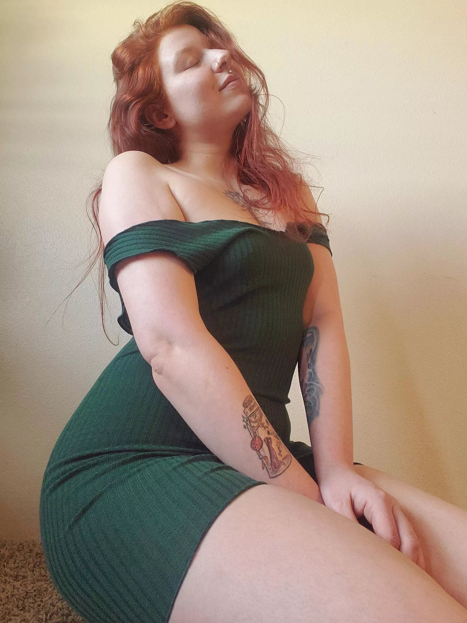 First they notice the dress, then they notice the breast posted by MistressMagic