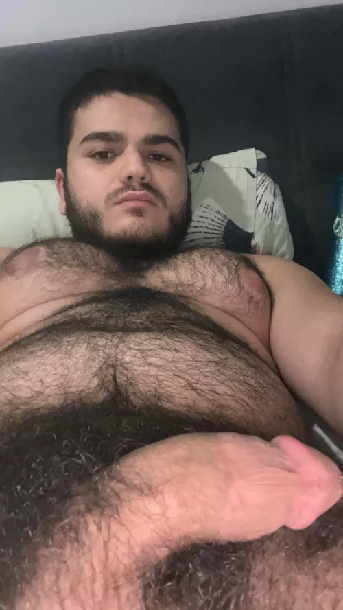 Hairy chubby arab guy by Former_Judge6015