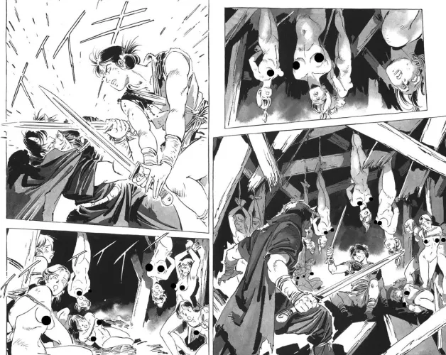 LF Mono Source: 2boys, fighting, multiple girls, bondage, censor by yaryardaze