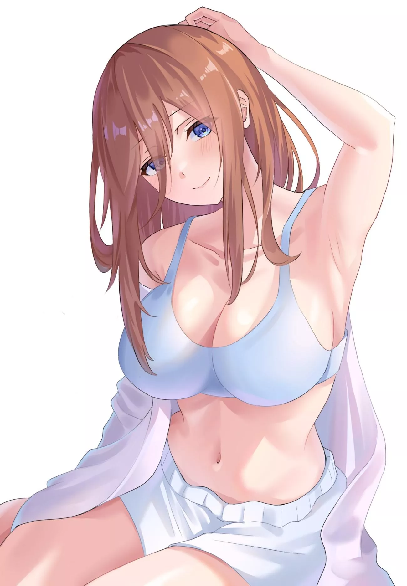 Miku Blushing In Her Sleepwear (Quintessential Quintuplets) posted by Csxc