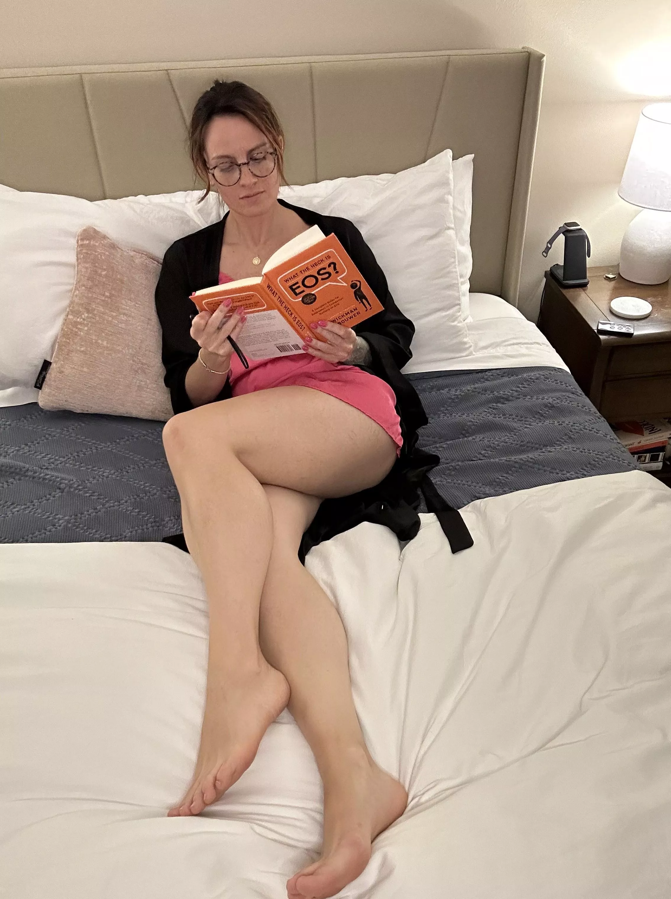 My boss told me to read this book on his bedroom. posted by Tay-Rae773