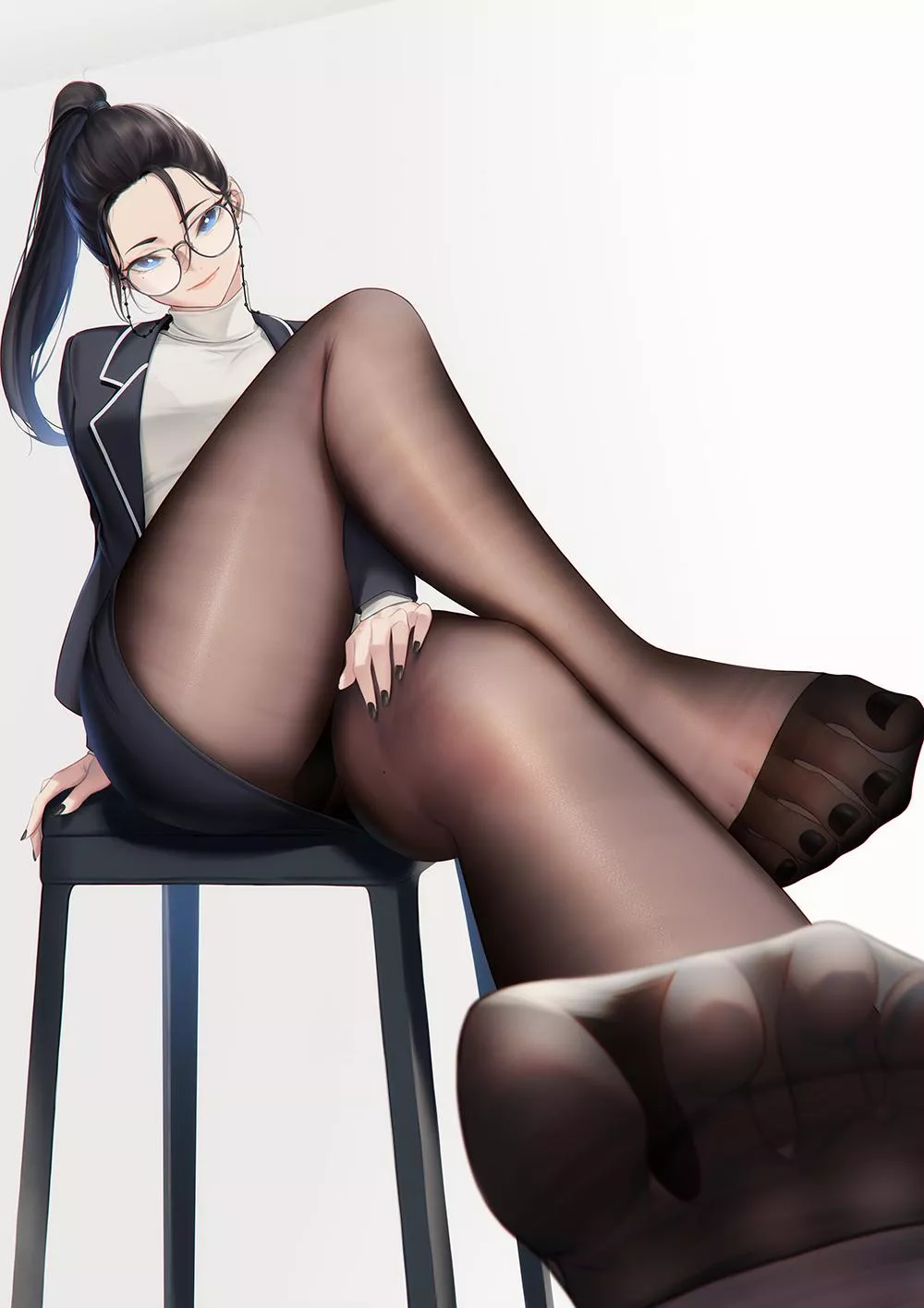 Office Lady Thighs posted by CheetahSperm18