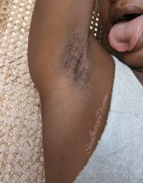 Run your fingers thru my hair and then suck them dry to have a taste of DEITY'S luscious pits. I know you're dying to. by SayIndigoDream