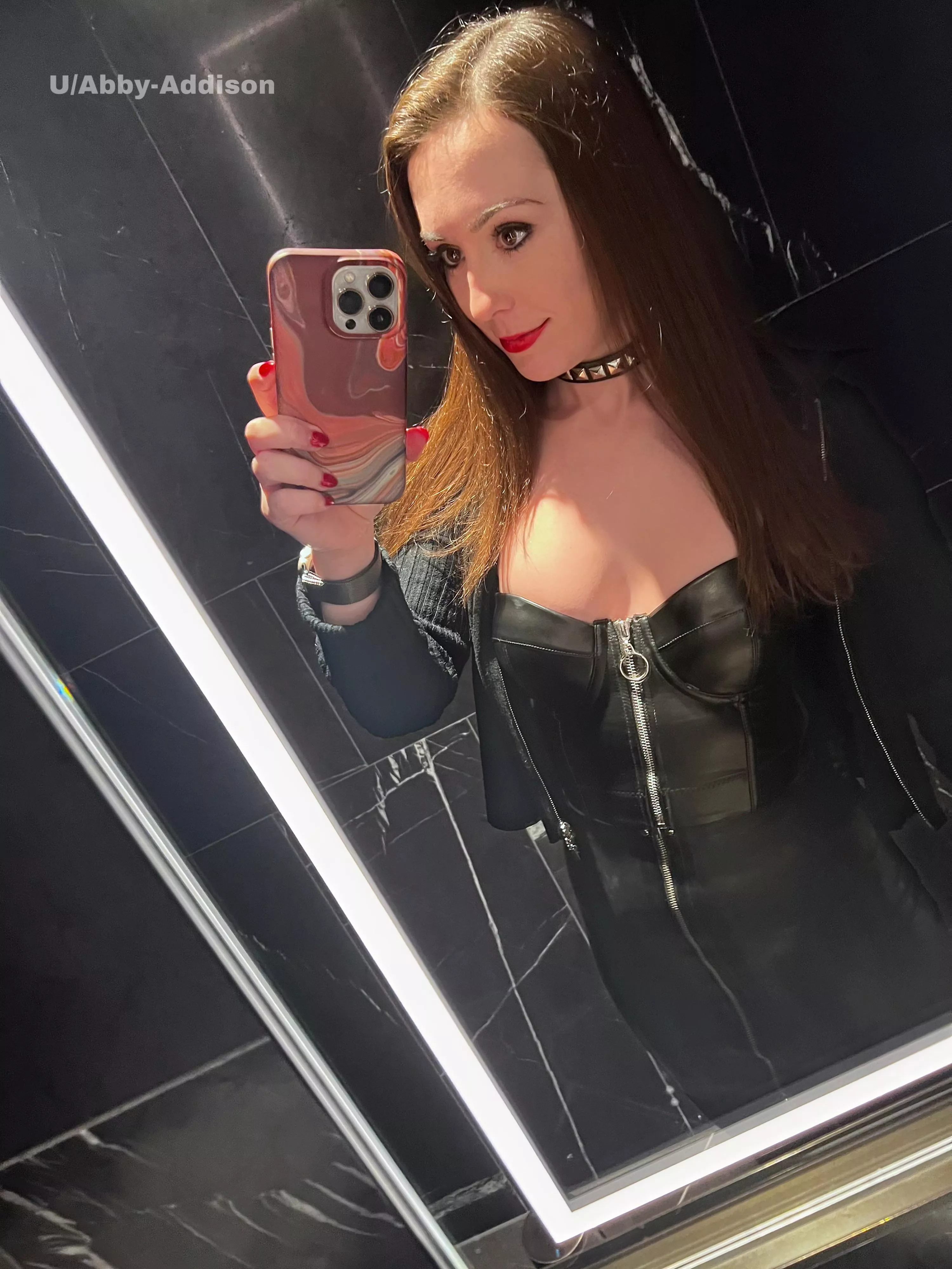 Selfie on date night 🥰 [F] posted by abby-addison