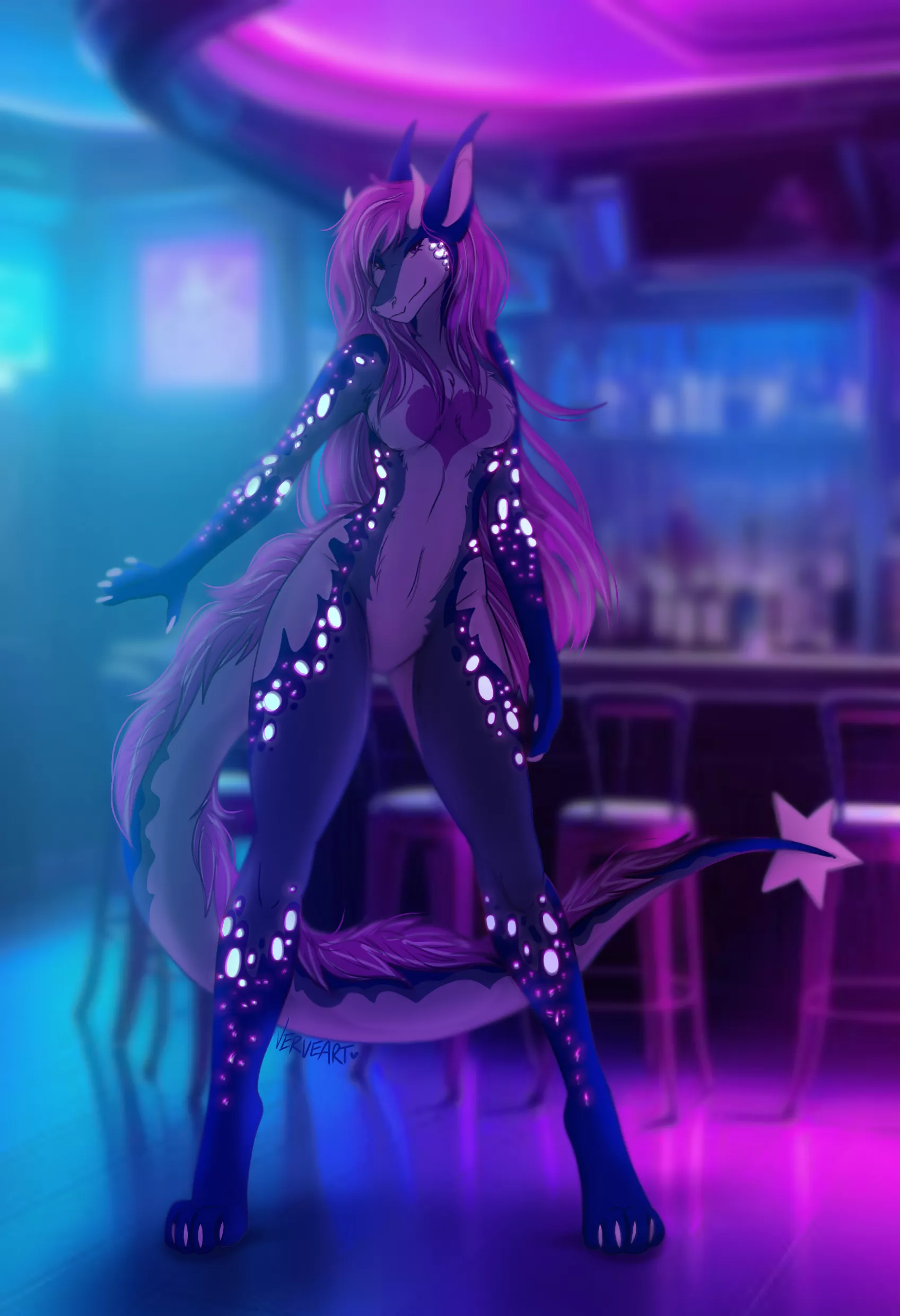 She be dancin', Commission done by me :3 (Verveart) posted by Anim0ski