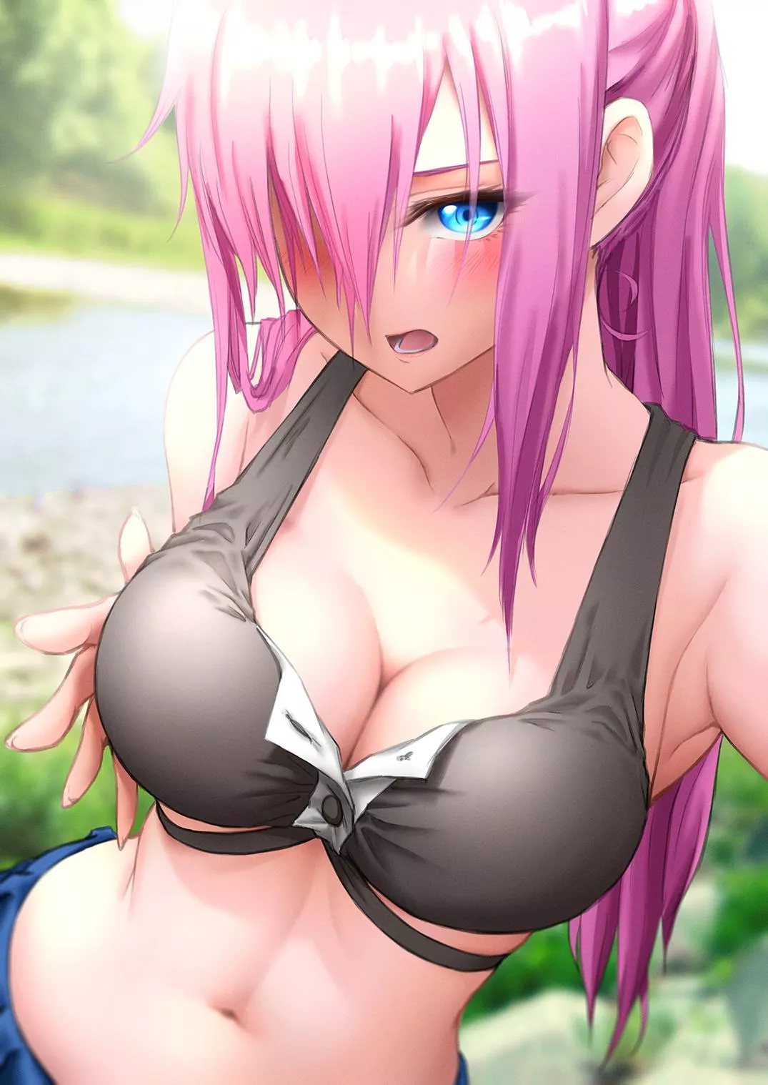 Shikimori Groping Her Chest (Shikimori's Not Just A Cutie) posted by Csxc