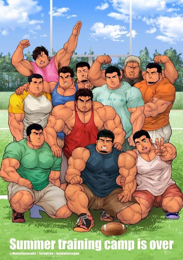 Summer Rugby Team. By Terujirou posted by Fantastic-Ant-4429