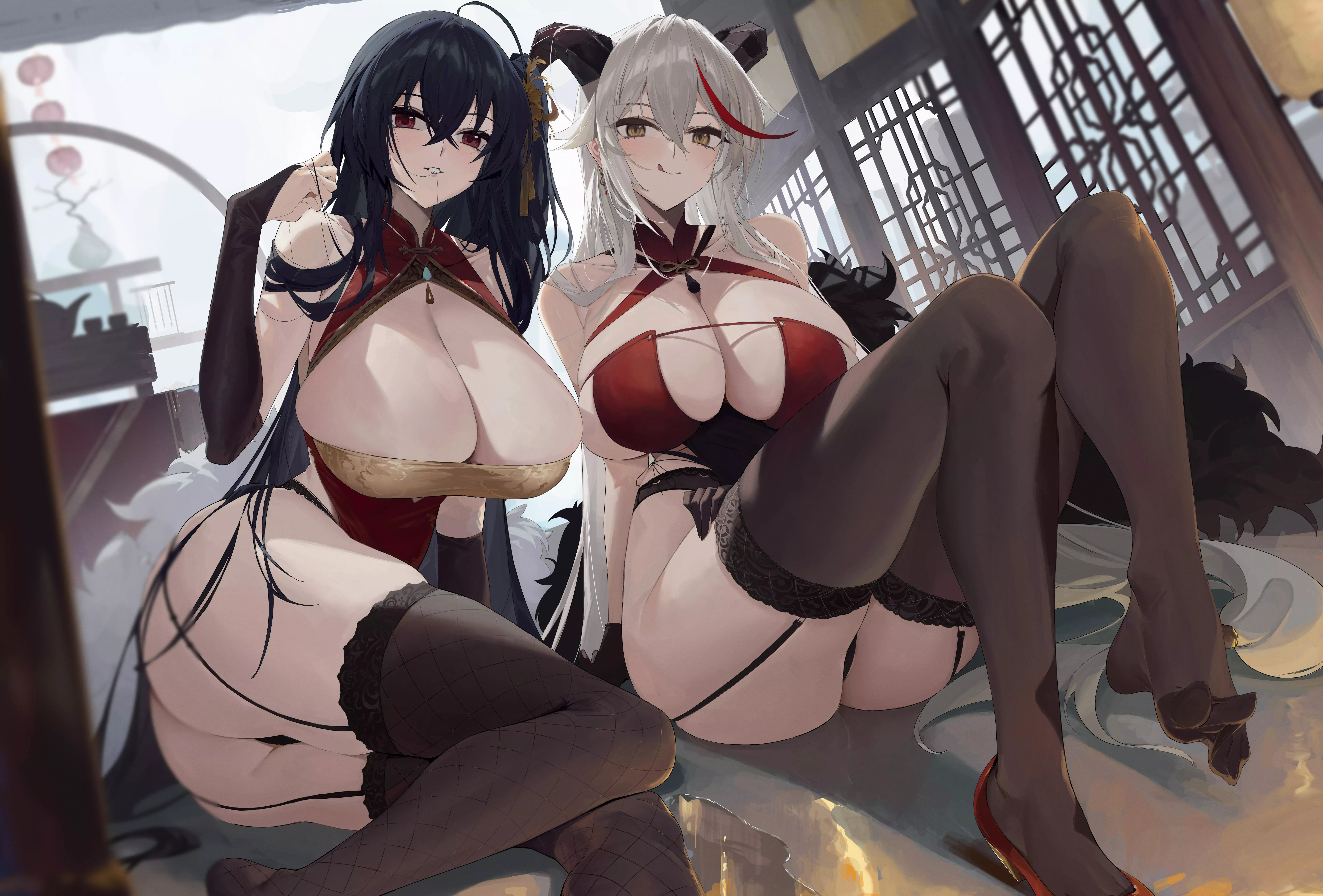 Taihou & Aegir [Azur Lane] posted by xSaviour_N