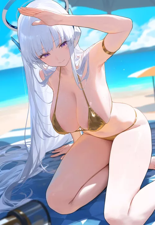 Ushio Noa [Blue Archive] by CheetahSperm18