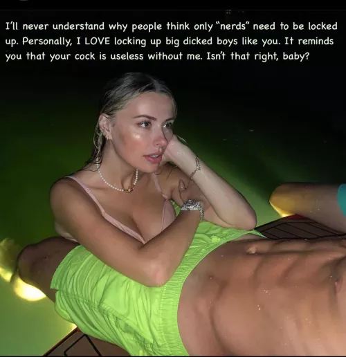 Your cock is useless with me by captionpatreon