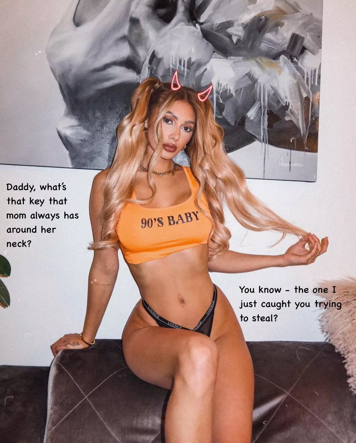 Daddy, what’s that key that mom always has around her neck? posted by captionpatreon