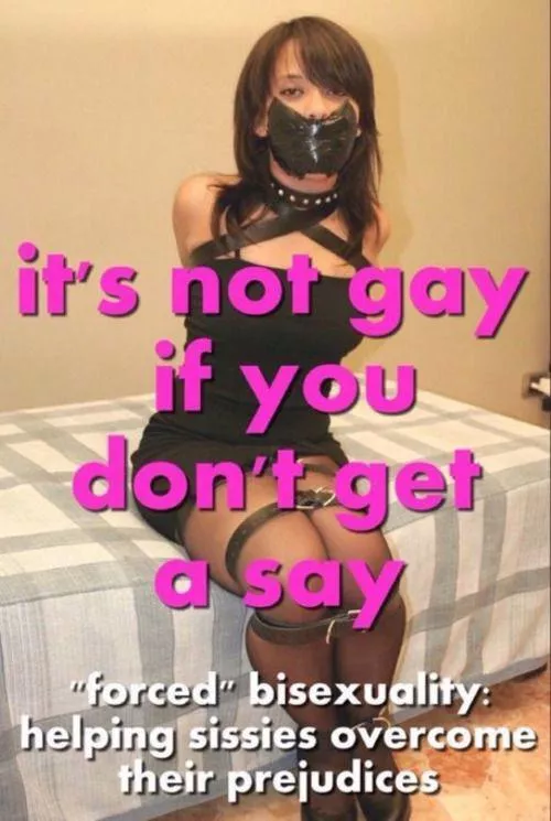 Forced seems fun, but it’s much more fulfilling coming from within… posted by MyInnerSissySlut