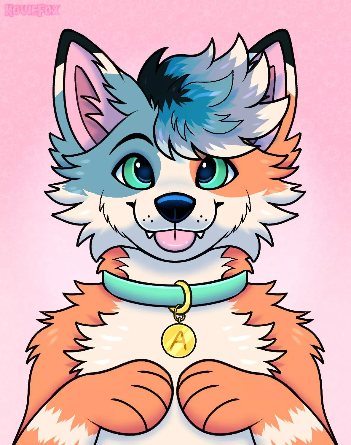 He wants head pats and treats :p (by KovieFox) posted by MrTrolyMoly