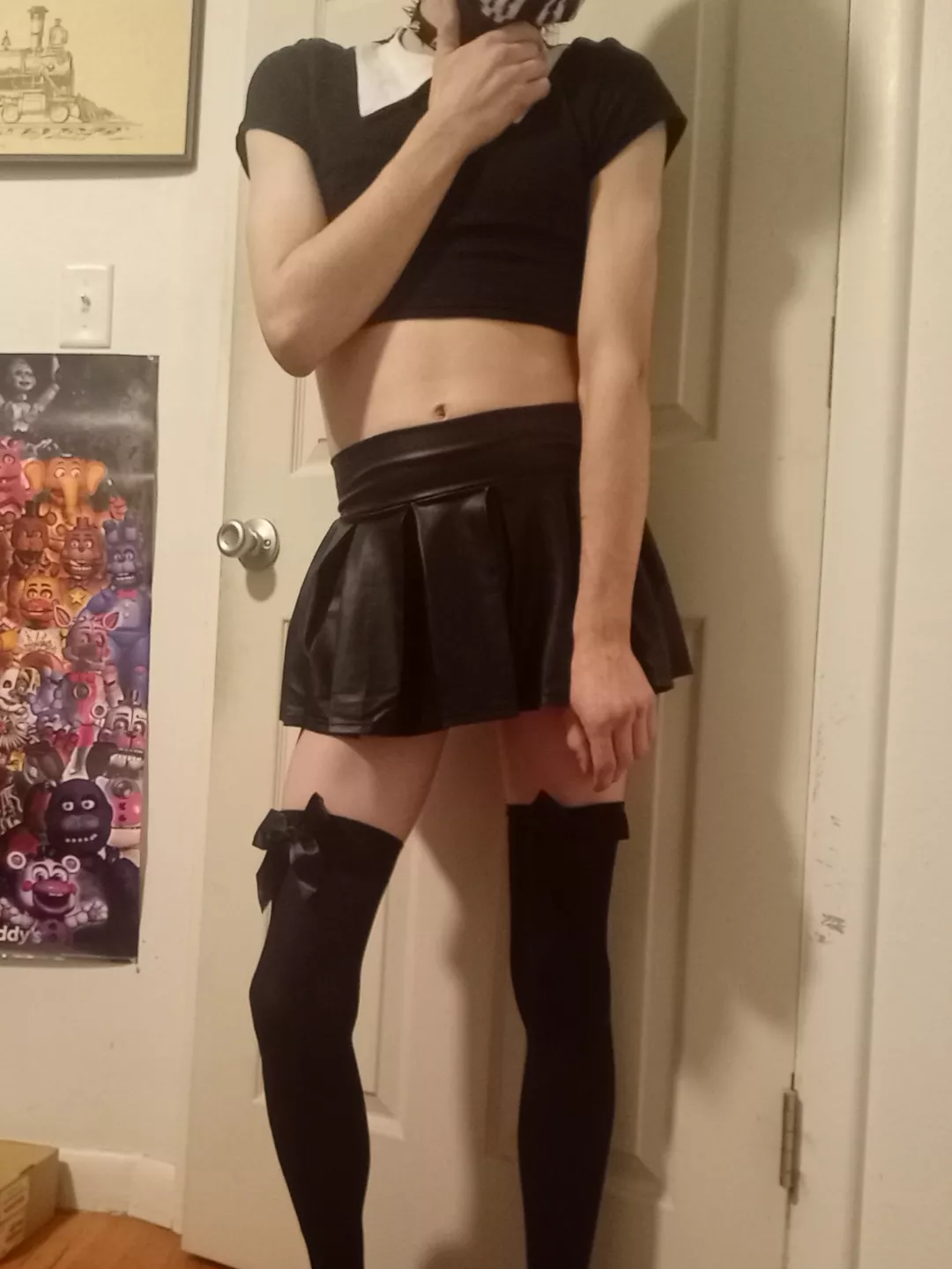 I think I should've gotten a size longer '^^ posted by SkyeTheFloofball