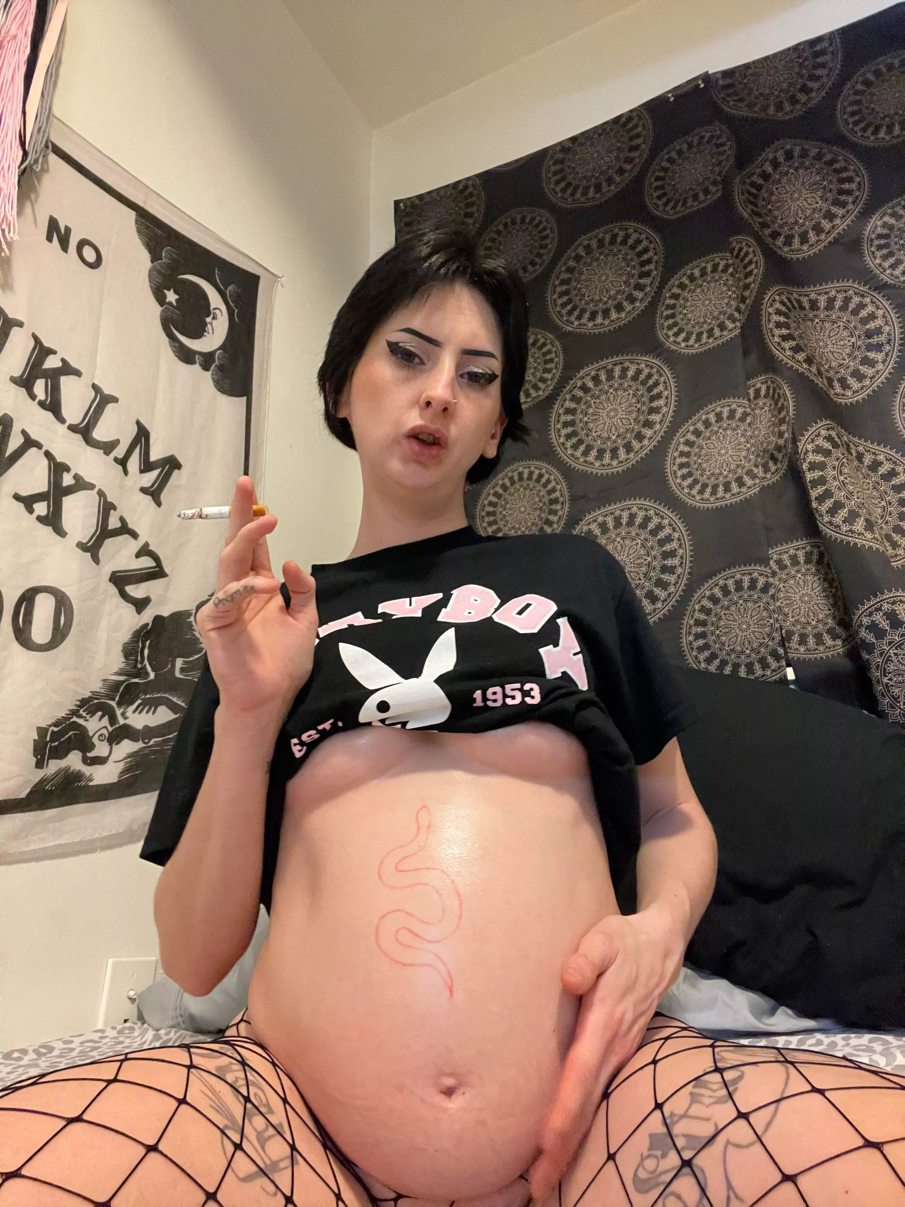 Late night smokes are the best posted by TinyHornsBigbooty