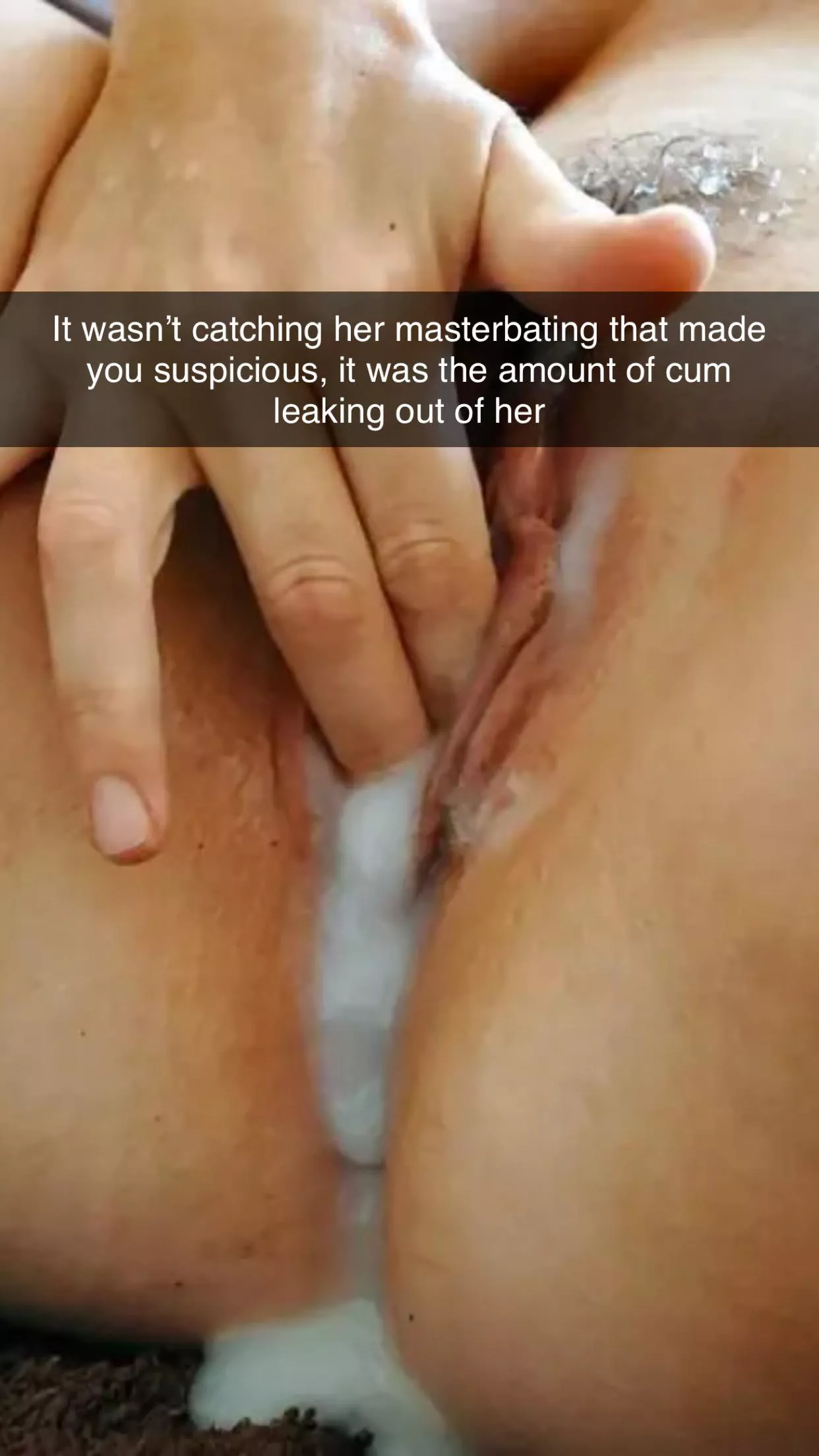 Leaking cum posted by WhiskyOwlOffical