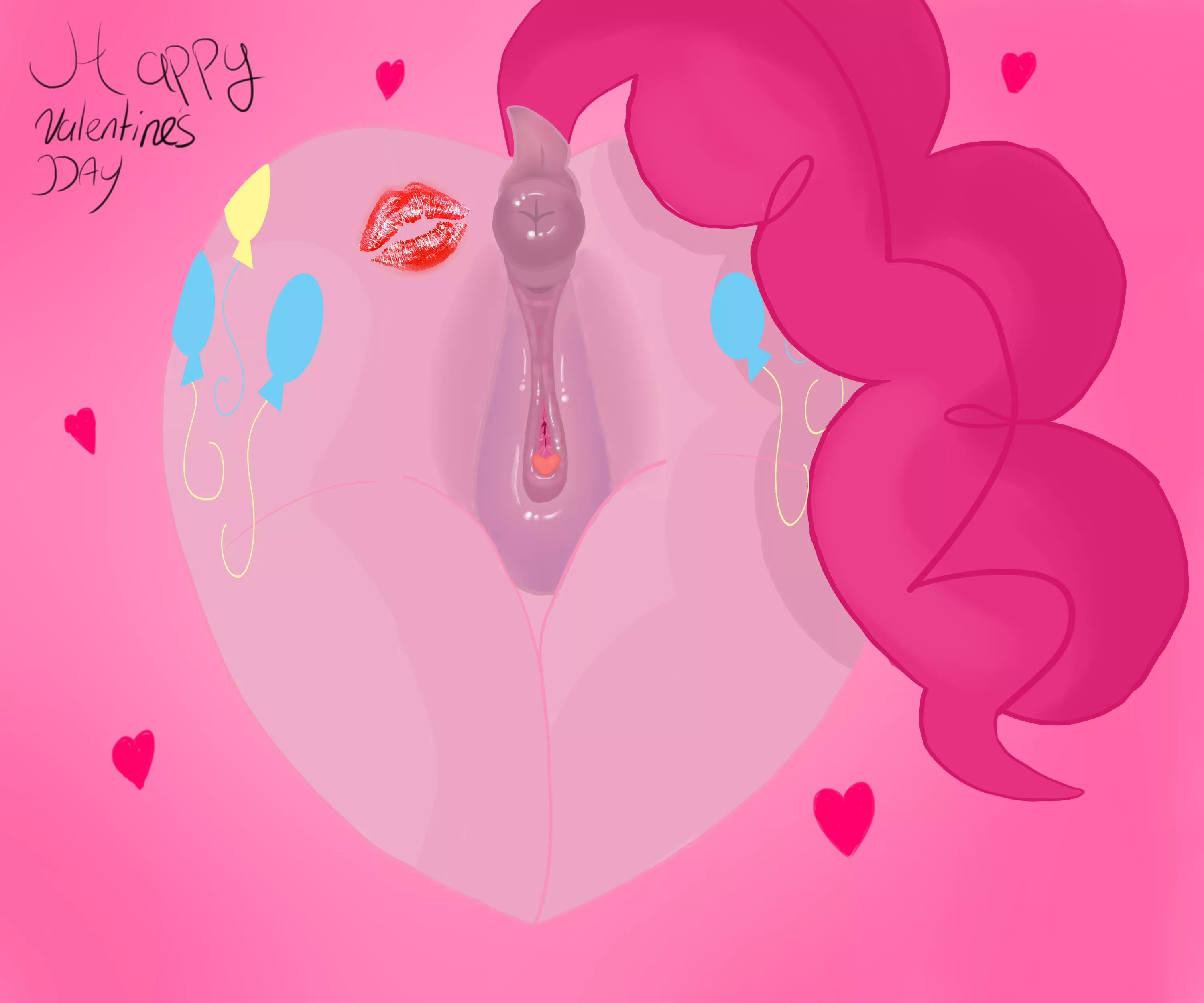 Pinkie wishes you a Happy Valentine's Day~ [by me] posted by LaughMcgee