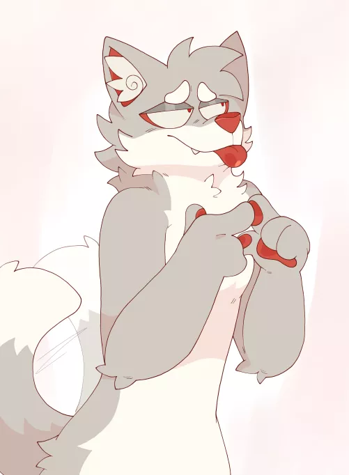 pupy (art by me) by felonygoat