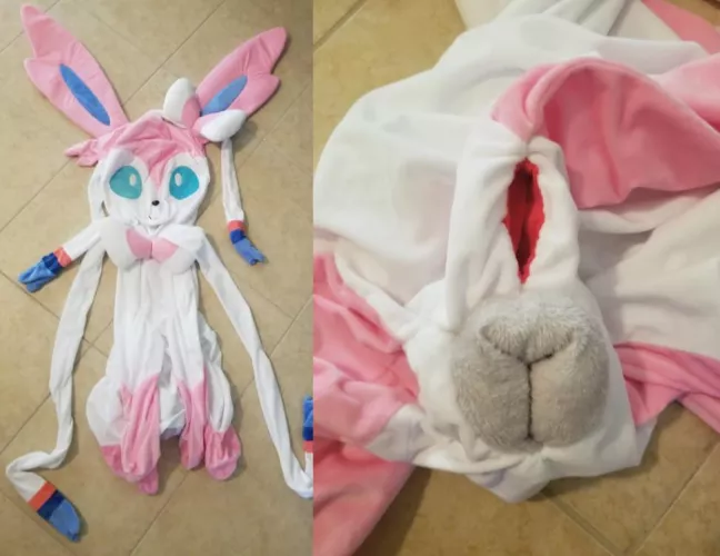 Recently commissioned NSFW fuckable female feral giant life size Pokemon eeveelution Sylveon with useable anus and canine pussy/cookie [F] (Furrysale) by Furry-sale