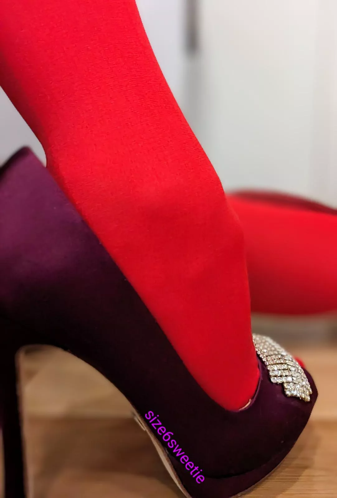 Red stockings stay on or off for Valentine's day ? [oc] posted by BigChange8640