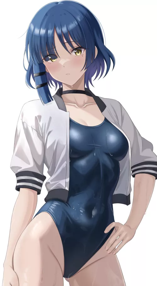 Ryo Confidently Wearing Her School Swimsuit (Bocchi The Rock) by Csxc