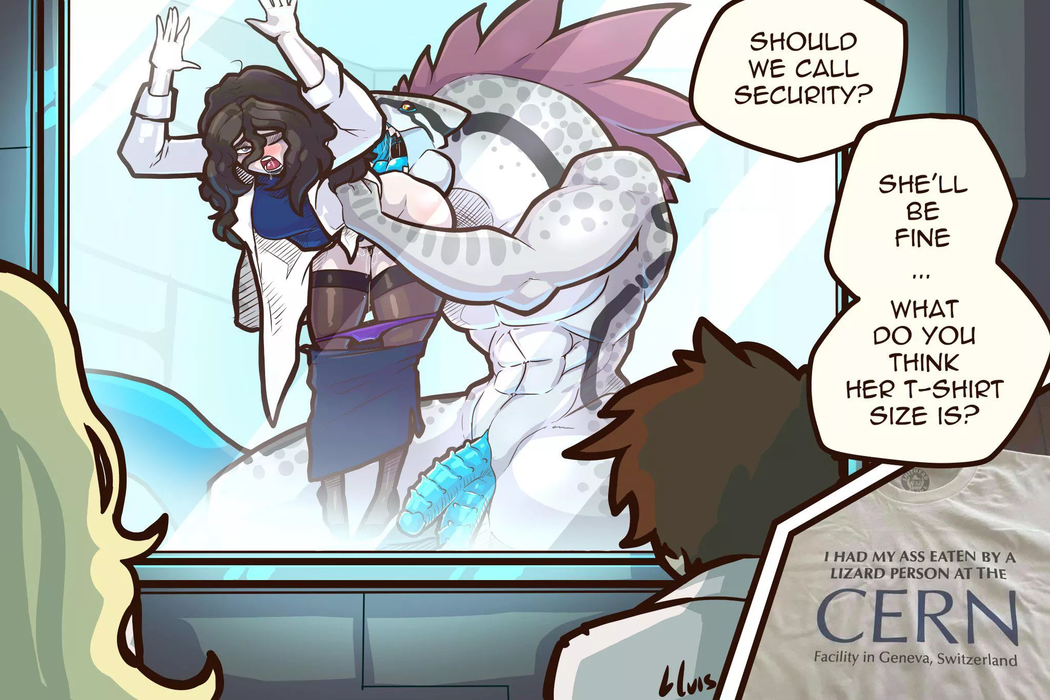 She now has bragging rights (laserlluis) posted by archaicmyth