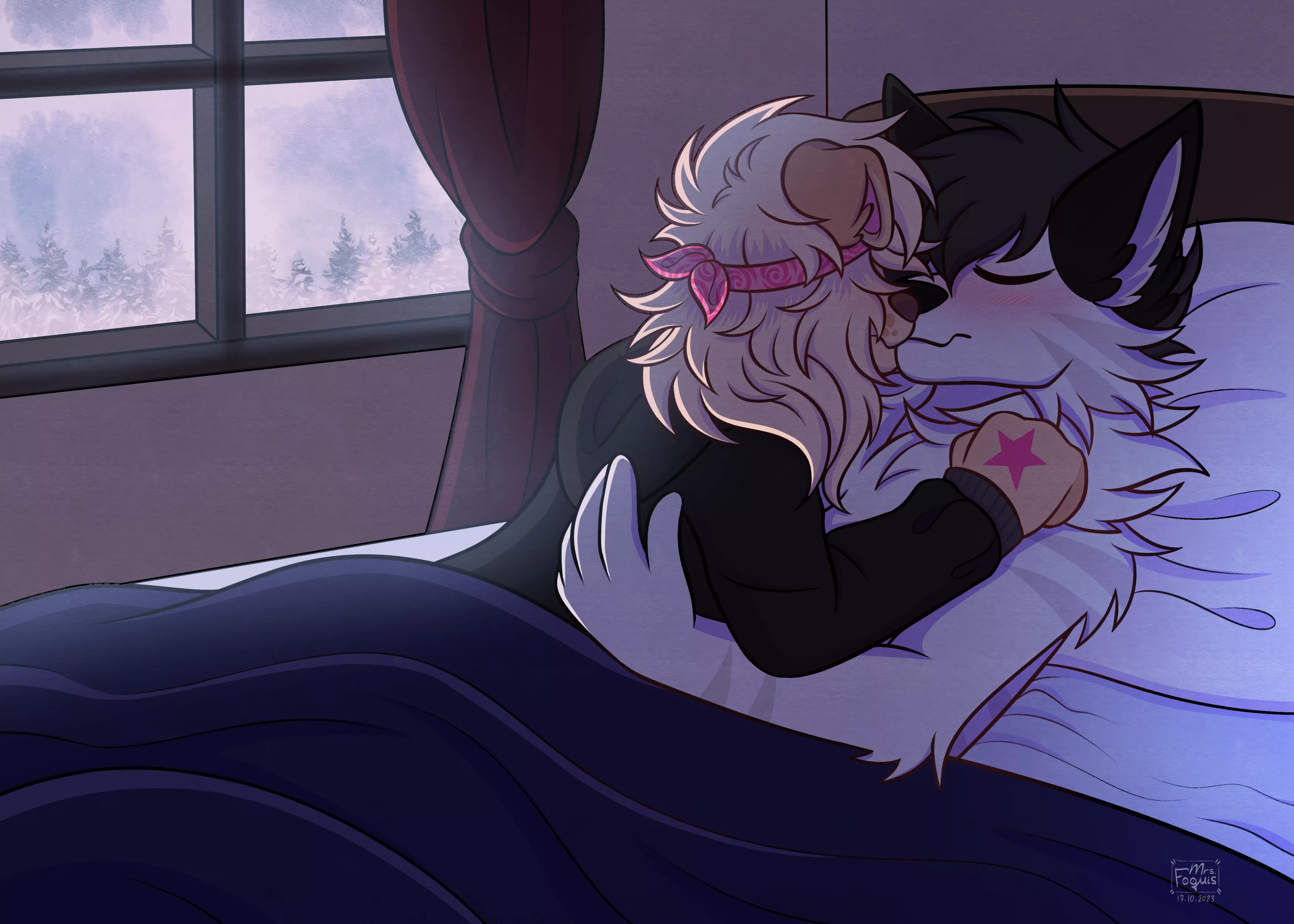 Snowy Day / Art by me (mrsfoquis) posted by mrsfoquis