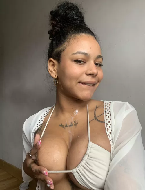 When I received a portion of cream after the beach and was happy by Bawdycollect715