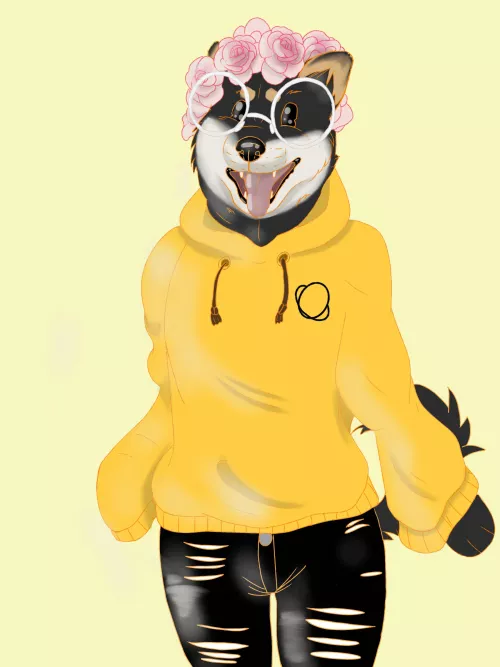 (Art by me) old photo of mine but still cute and one of my faves by SmolTboi