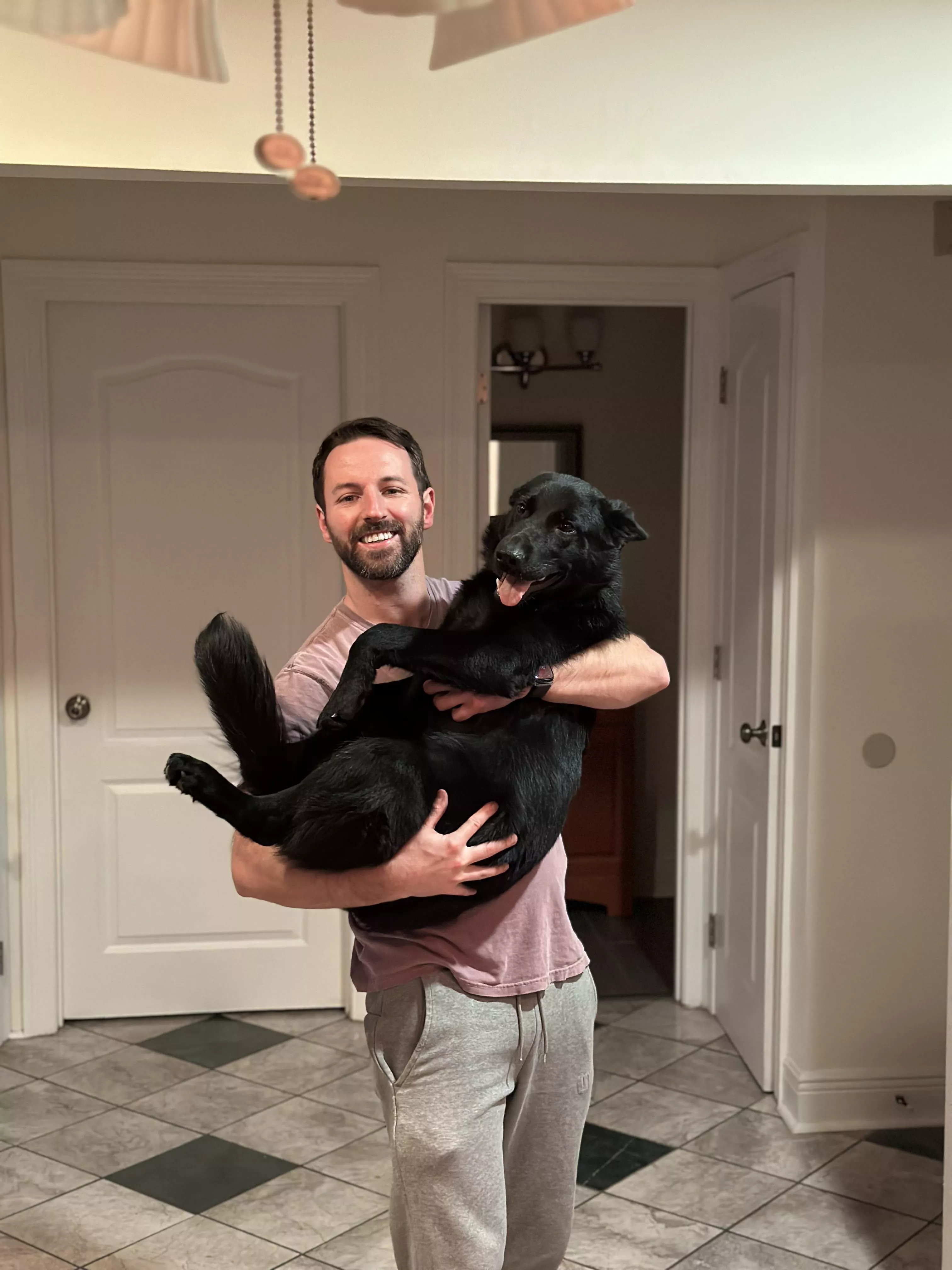 dog dad posted by glaciernationalparks