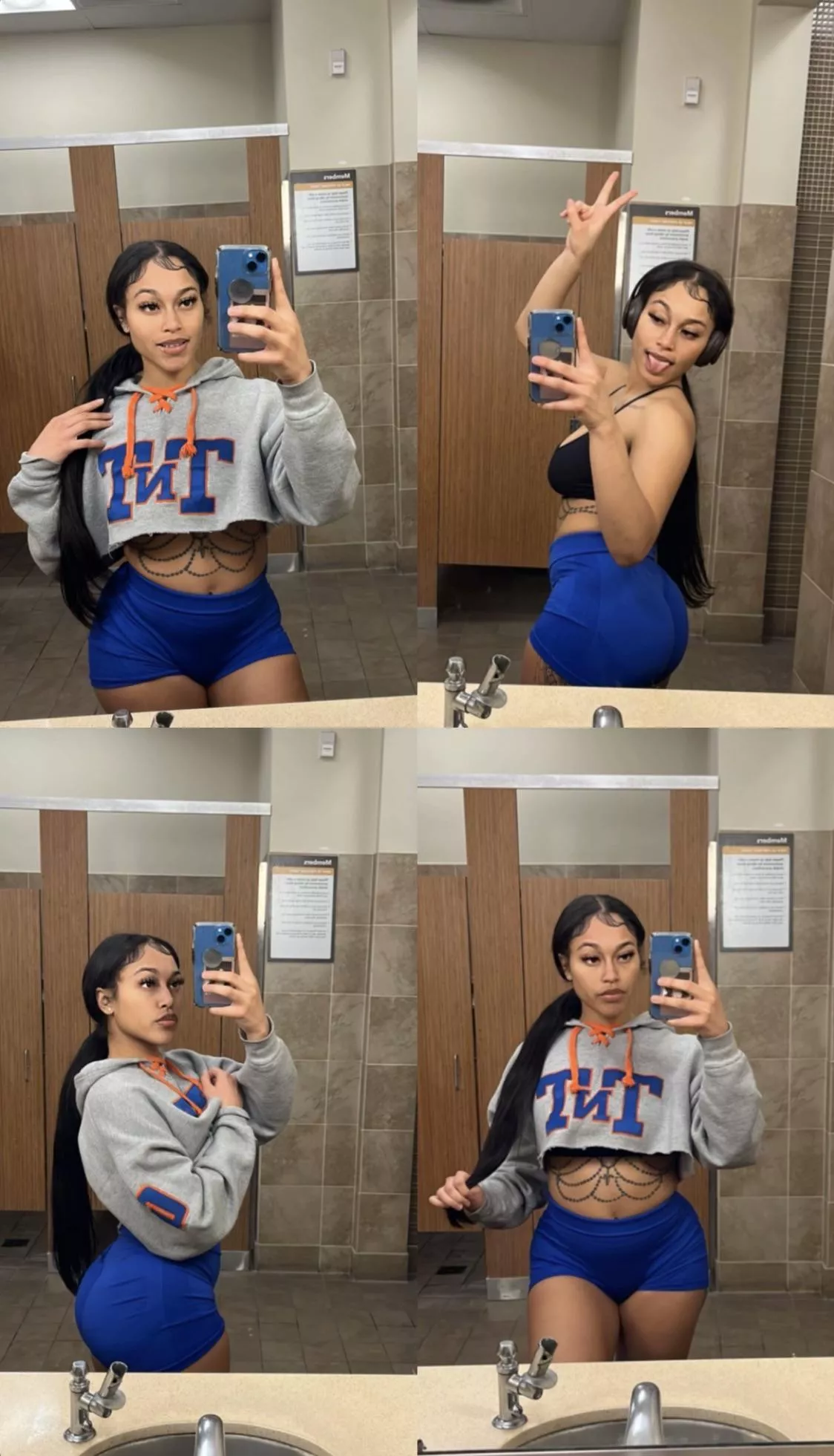 Gym selfies posted by OutrageousItem1922