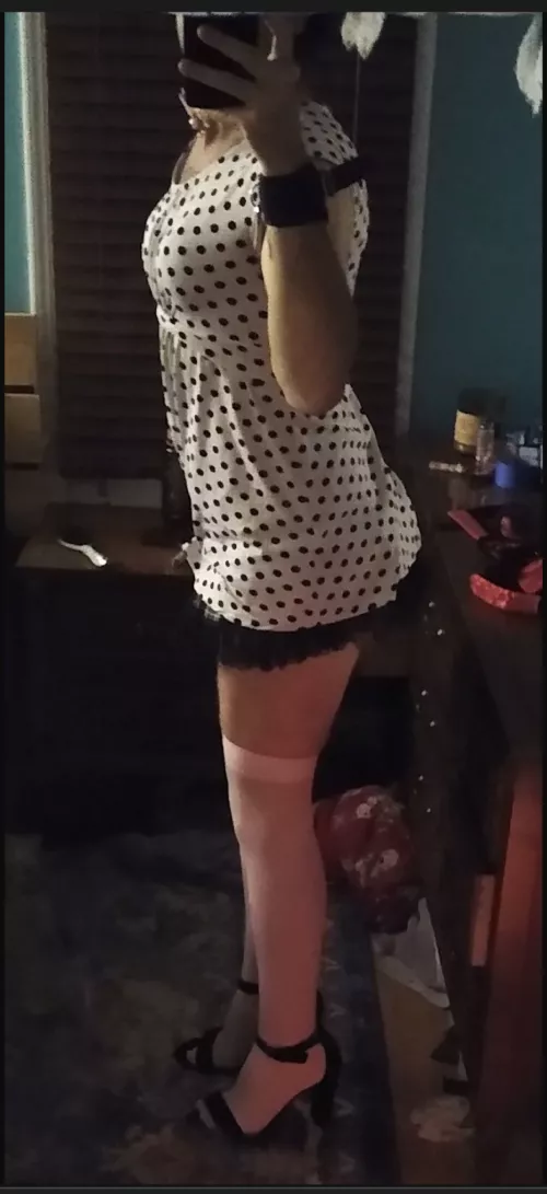 Heyy! Been crossdressing for many years now but have always kept it to myself. Lately I've been having the urge to try something more. by CD_OnHerKnees