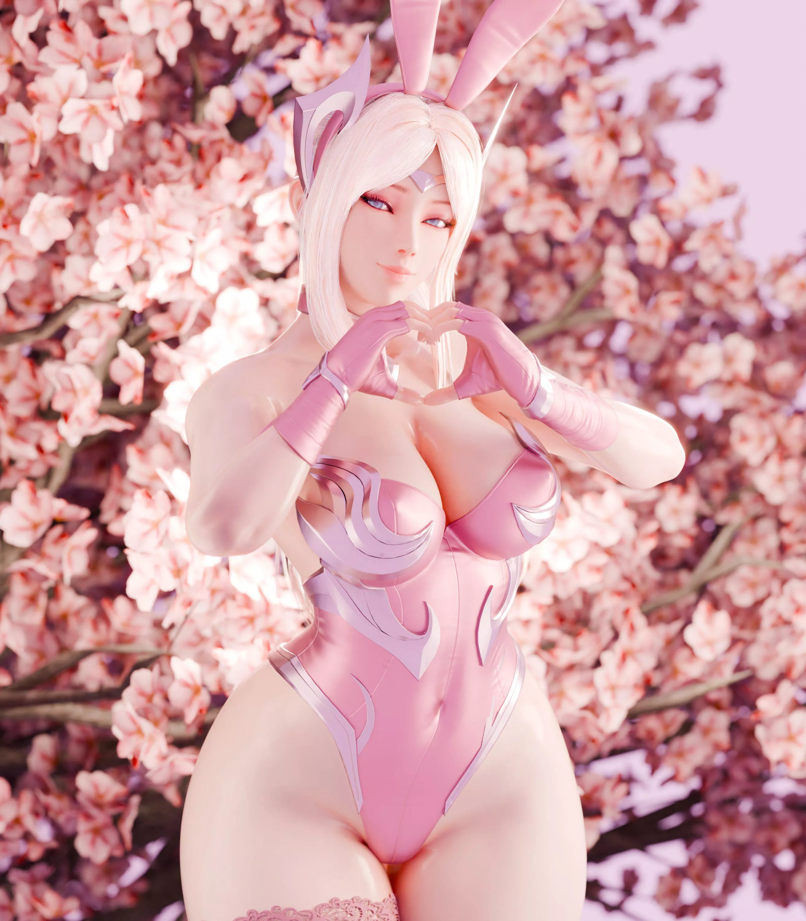 Pink Bunny Irelia. (BubbleBubbleB_) posted by Short-Ad224