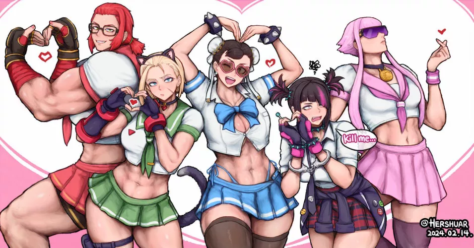 SF6 Waifus (Hershuar) by PMatty73