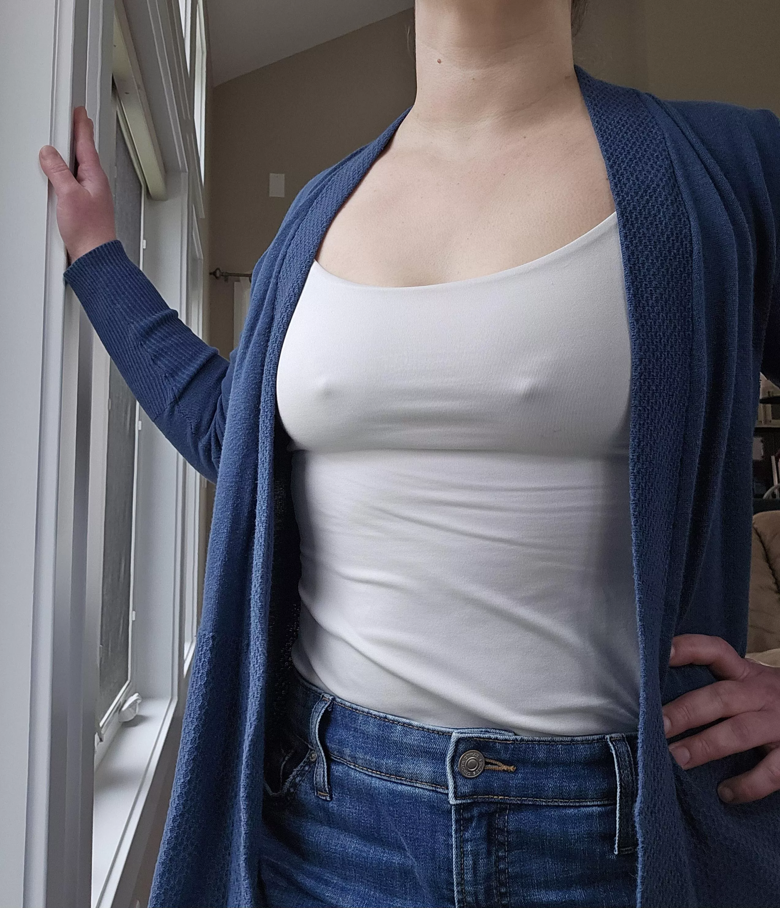 Being braless looks best in white posted by GapStill4925