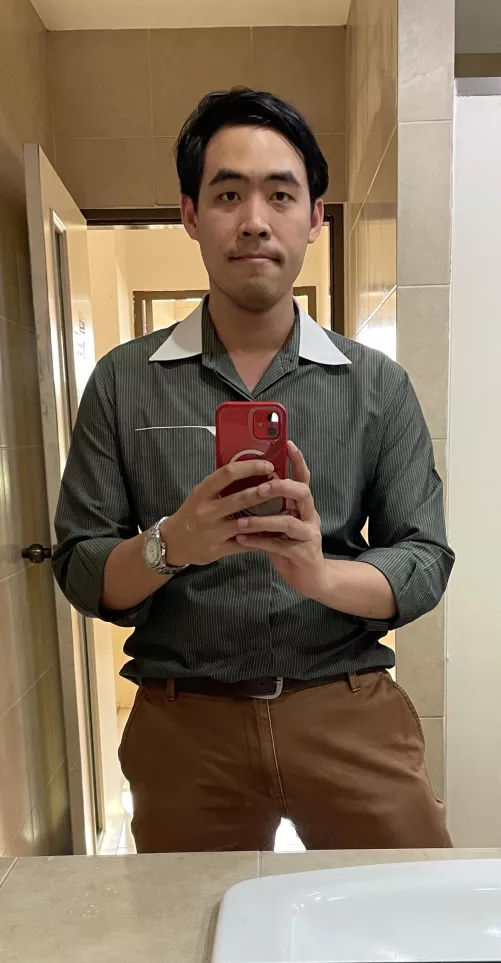 Dressed nice to pick up a man for a Valentine’s Day……my dad from hospital by Amankris759