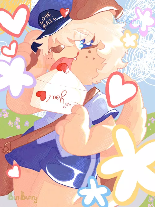 HAPPY VALENTINES DAY!! (art by me :3) by bbun_bunnyy