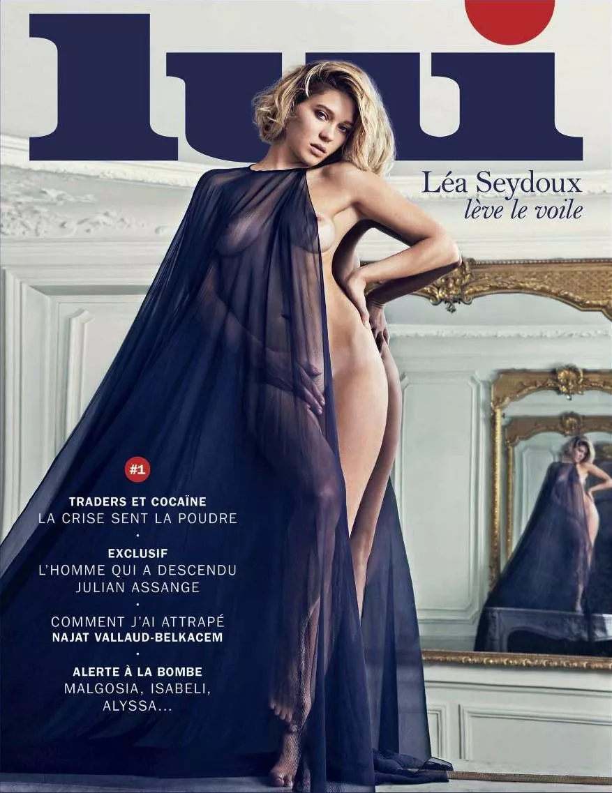 Lea Seydoux on the cover of Lui (Sept. 2013) posted by UncleSquiffy